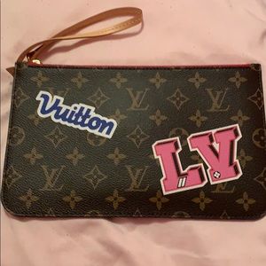 Authentic Louis Vuitton MM wristlet
